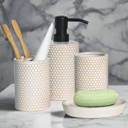 4-Piece Ceramic Bath Ensemble
